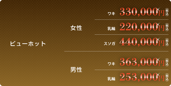 切らずにわきが・多汗症治療（ビューホット治療法）